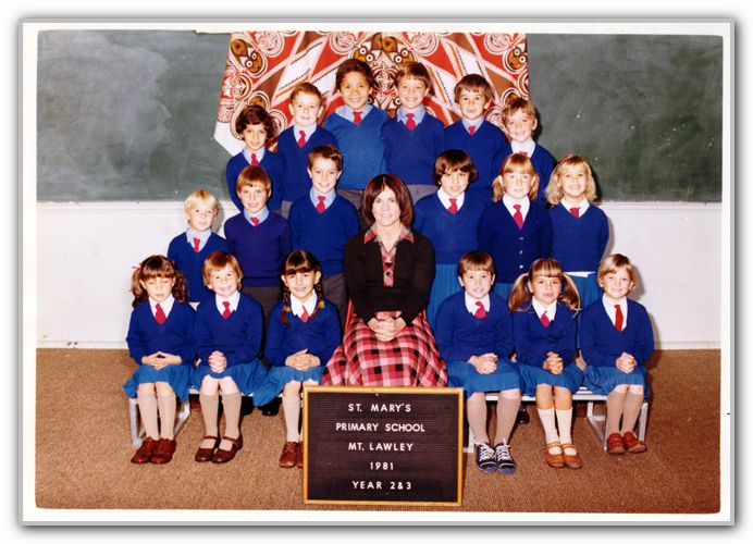 MJ School Photo Year 2 & 3  1981